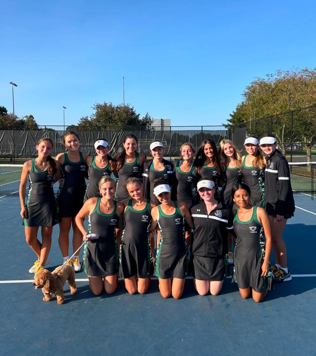 Girls varsity tennis team